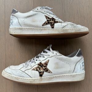 Golden Goose - Ball Star Leopard Leather Sneakers men’s 43 EU | 10 US